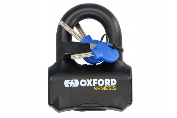 Kłódka NEMESIS OXFORD kolor czarny trzpień 16mm