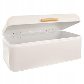 Chlebak metalowy biały WHITELINE 42x24x16,5 cm