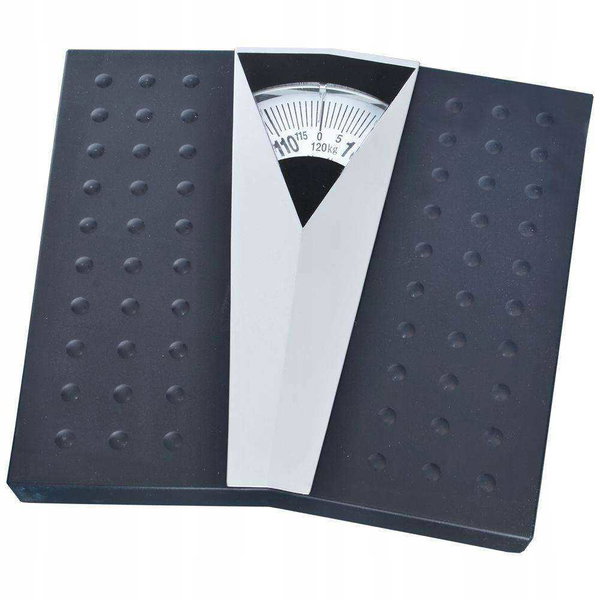 Waga łazienkowa czarna mechaniczna 120 kg