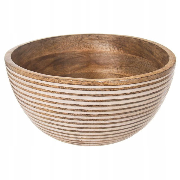 Miska drewniana MANGO 25 cm, 3 l