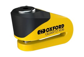 Blokada tarczy hamulcowej Quartz XD6 OXFORD kolor żółty 78mm x 56mm trzpień