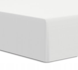 Prześcieradło jersey elastan z gumką WHITE/BIAŁY/180x200x30