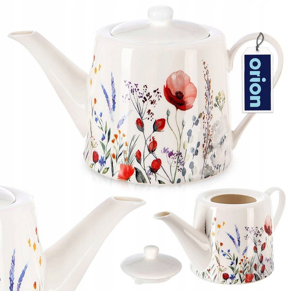 Dzbanek do kawy i herbaty porcelanowy MAKI 1 l