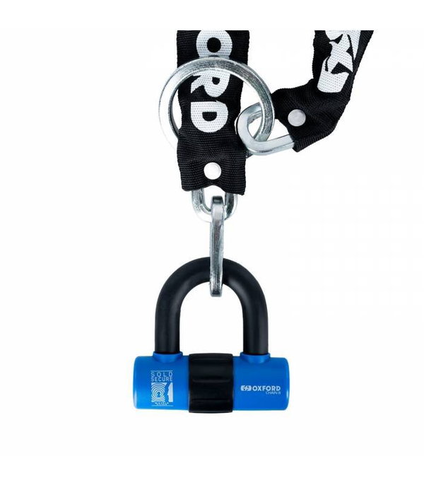 Łańcuch z zapięciem Chain8 OXFORD kolor czarny 1000mm ogniwo łańcucha 8mm