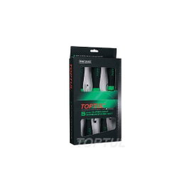 Zestaw wkrętaków 5 szt., profil płaskie, 3.0x75 3.5x100 4.0x100 5.5x100