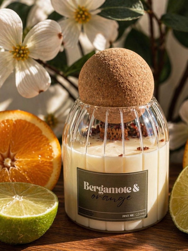 Świeca zapachowa Organic 250ml Bergamote & Orange