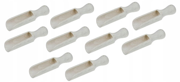 Nabierak czerpak drewniany mały do przypraw 7cm 50 sztuk