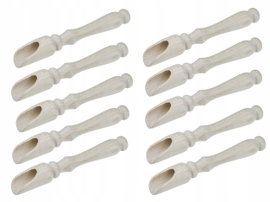 Czerpak nabierak drewniany z rączką mini 11cm 50 sztuk