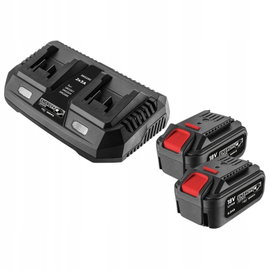 ZESTAW ENERGY 2X AKUMULATOR 4AH Z ŁADOWARKĄ PODWÓJNĄ 58GE134 GRAPHITE