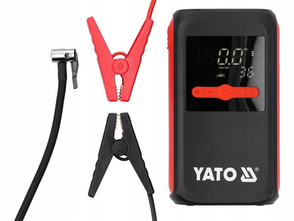 URZĄDZENIE ROZRUCHOWE JUMPER Z KOMPRESOREM 12000MAH YT-83086 YATO