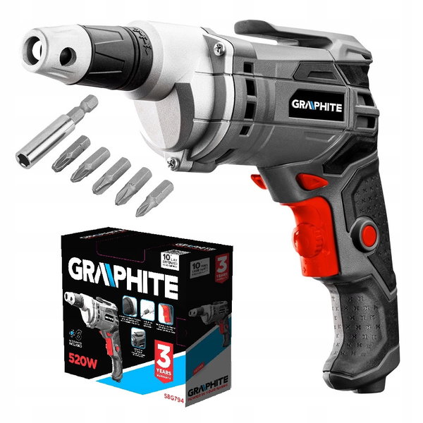 WIERTARKO-WKRĘTARKA SIECIOWA 520W 58G794 GRAPHITE