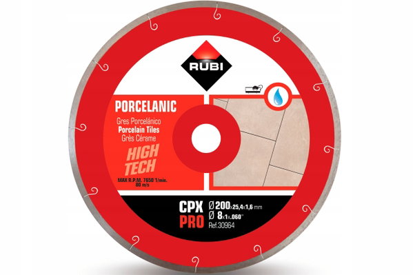 TARCZA DIAMENTOWA DO GRESU CPX 200 PRO 25,4MM 30964 RUBI