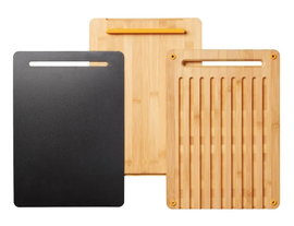 FISKARS BAMBUSOWY ZESTAW DESKA DO KROJENIA 1057550