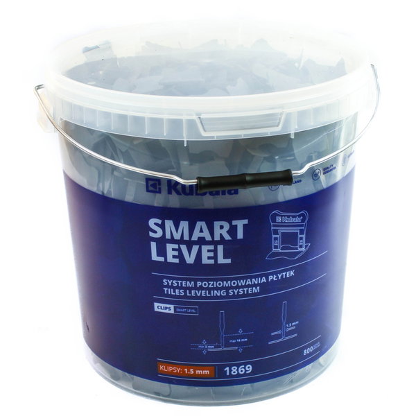 KLIPSY SMART LEVEL 1.5MM 800 SZT KUBALA 1869