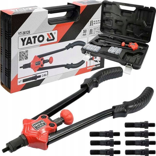 NITOWNICA RĘCZNA DO NITONAKRĘTEK YT-36128 YATO