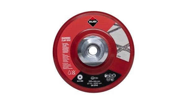 TARCZA ELASTYCZNA FLAP DISC 200 115MM DOKŁADNY 32931 RUBI