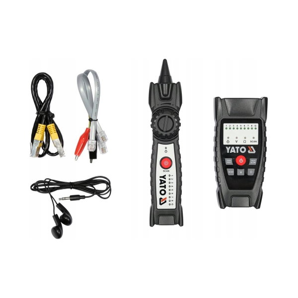 WYKRYWACZ KABLI I TESTER PRZEWODÓW SIECIOWYCH RJ11 RJ45 YT-73137 YATO