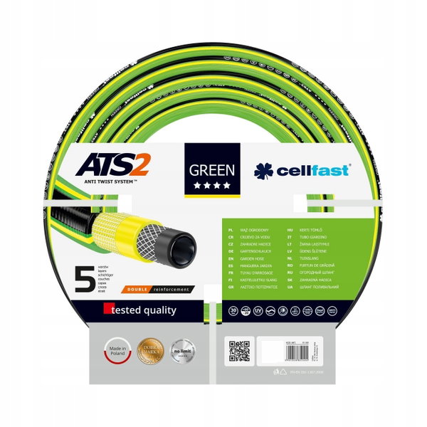 CELLFAST WĄŻ OGRODOWY GREEN ATS2 3/4 25MB 15-120