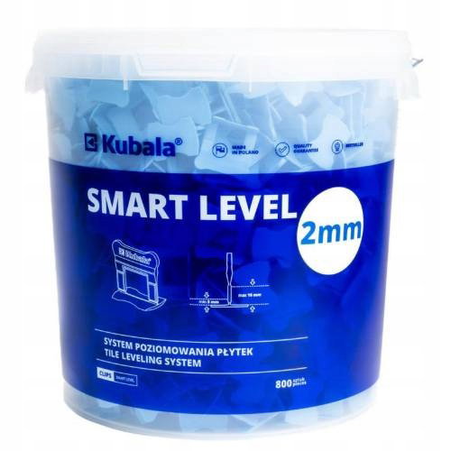 KLIPSY SMART LEVEL 2.0MM 800 SZT KUBALA 1886