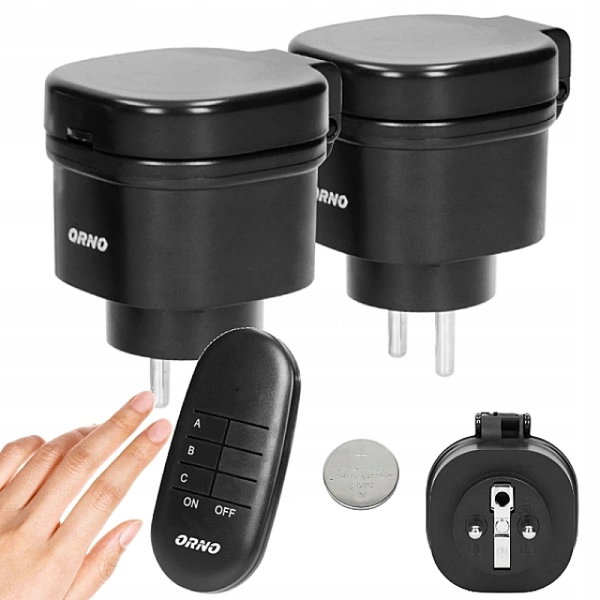 GNIAZDO ELEKTRYCZNE ZDALNIE STEROWANE 21 MINI OR-GB-460 ORNO