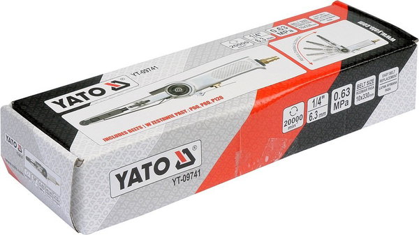 TAŚMOWA SZLIFIERKA PNEUM. 10*330MM YT-09741 YATO