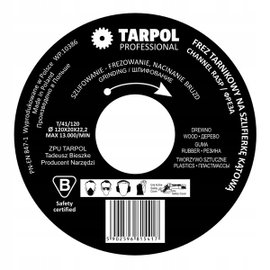 FREZ TARNIKOWY 120/20 T-41 TARPOL