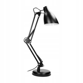 VIRONE LAMPA BIURKOWA DIAN 60W E27 STAL, CZARNA DL-1/B ORNO