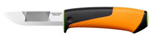 FISKARS NÓŻ Z PILNIKIEM I OSTRZAŁKĄ 1023619