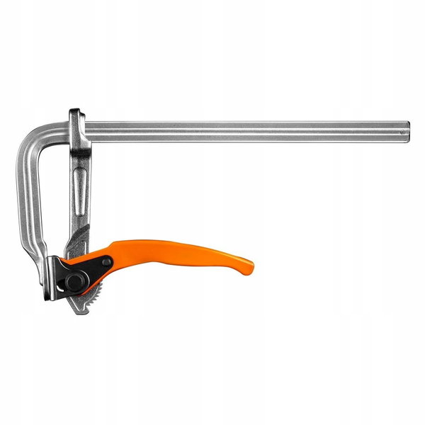 ŚCISK STOLARSKI ZAPADKOWY 400*120 MM F-CLAMP 45-240 NEO TOOLS