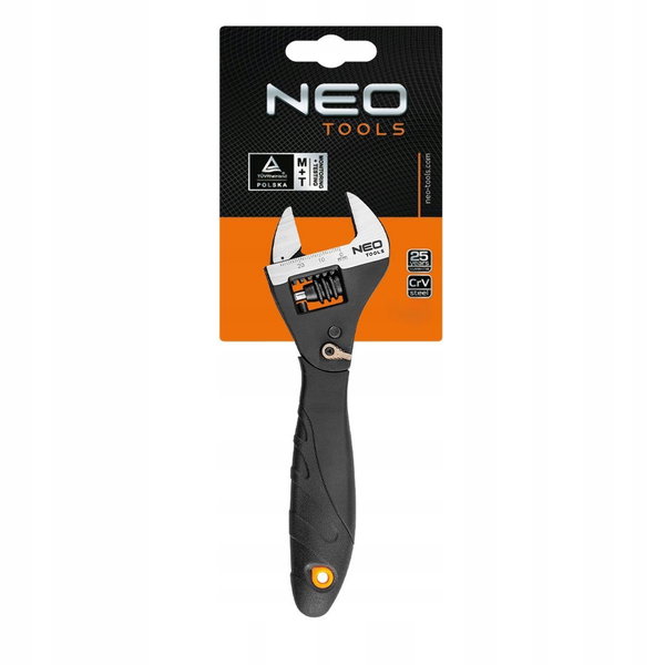 NEO KLUCZ NASTAWNY Z ZAPADKĄ 200MM 03-017