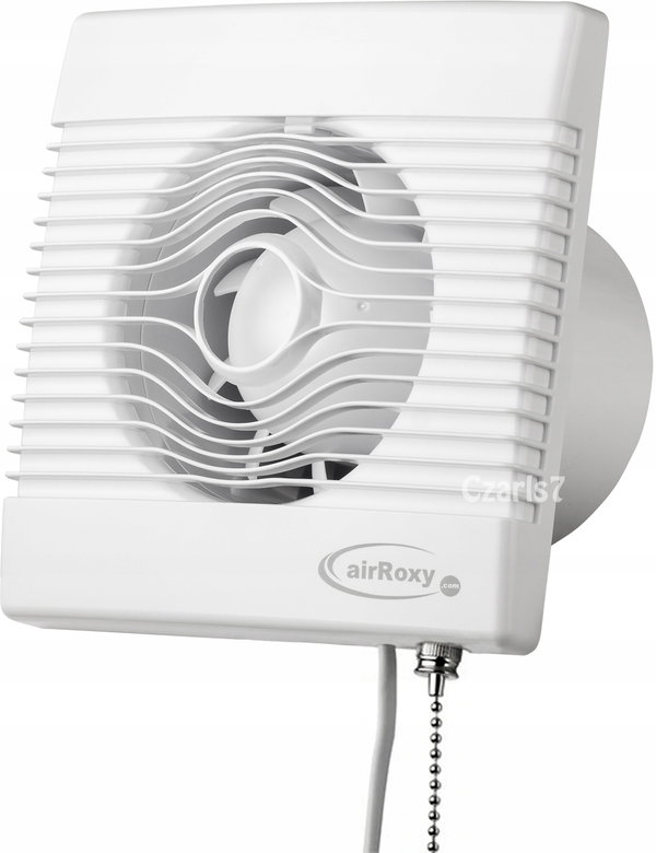 WENTYLATOR ŁAZIENKOWY PREMIUM 120 PS, WYŁĄCZNIK NA KABLU 01-018 AIR ROXY