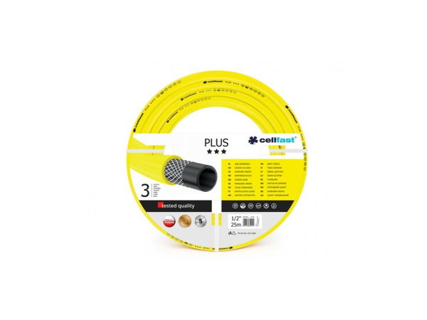 CELLFAST WĄŻ OGRODOWY ZBROJONY PLUS 1/2" 25M