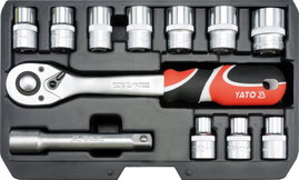 YATO ZESTAW NARZĘDZIOWY 1/2' 12 CZĘŚCI XS YT-38671