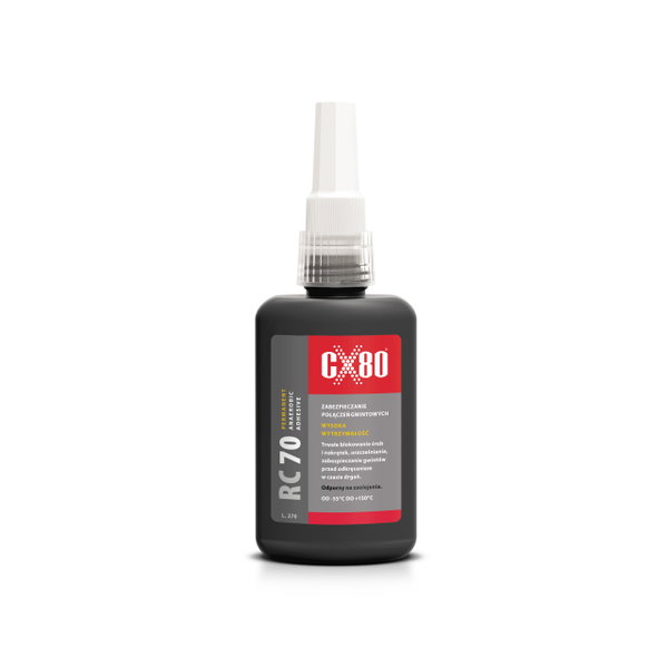 KLEJ ANAEROBOWY DO ŚRUB O DUŻEJ SILE 50ML RC70 CX-80
