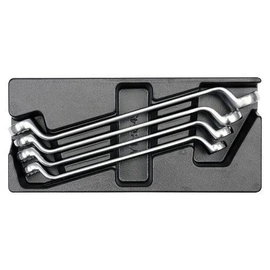 WKŁAD DO SZUFLADY KLUCZE OCZKOWE ODGIĘTE 21- 32MM 4 CZĘŚCI YT-5543 YATO
