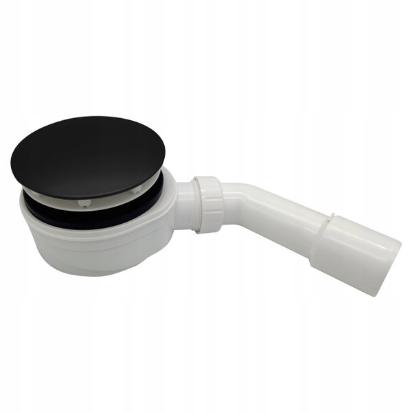 SYFON BRODZIKOWY NISKI 51MM Z ZASYF. WODNY MAT FI120 - HJ/S2303 JANO