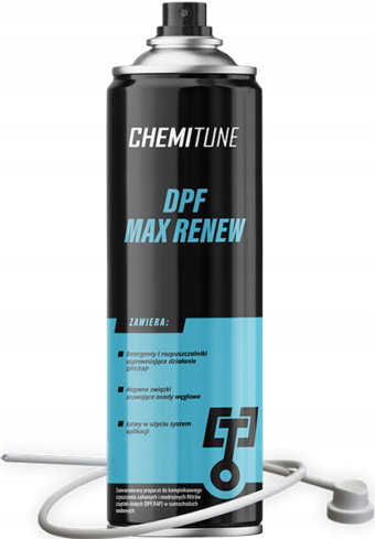 DPF MAX RENEW PREPARAT DO CZYSZCZENIA FILTRA DPF/FAP 600 ML 1637 CHEMITUNE