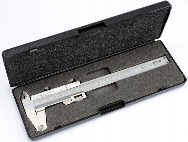 SUWMIARKA NIERDZEWNA INOX 15CM 0.02MM YT-7200 YATO