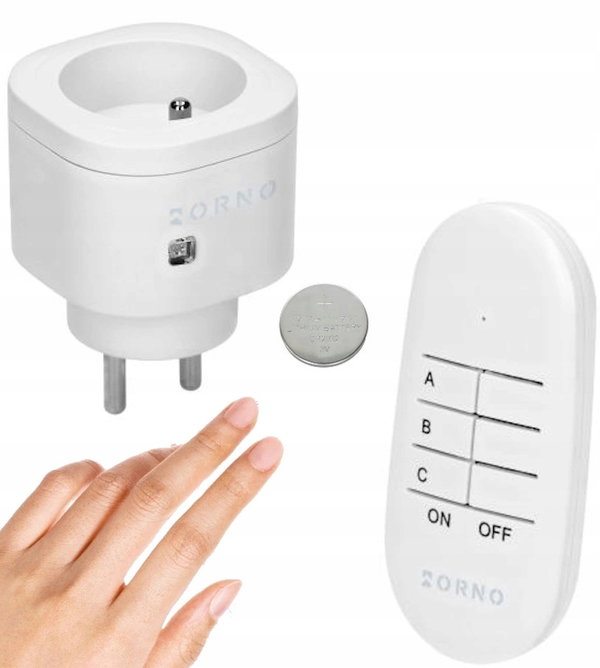 ZESTAW BEZPRZEWODOWYCH GNIAZD MINI, STEROWANYCH PILOTEM 11 OR-GB-461 ORNO