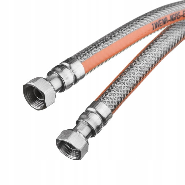 PRZEWÓD ELASTYCZNY DO GAZU W OSŁONIE PVC 1/2" 200 CM GW-21-200