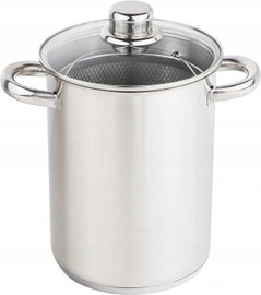 GARNEK DO SZPARAGÓW MAKARONU WARZYW GARNEK 4L STAL NIERDZEWNA 18/0 +SITKO