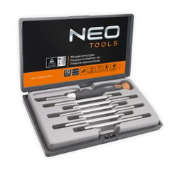 NEO TOOLS WKRĘTAKI PRECYZYJNE ZESTAW 8 SZT SVCM PH TORX H WALIZKA 04-227