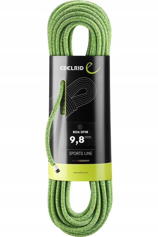 Lina dynamiczna Edelrid Boa Gym 9,8mm 200m zielona
