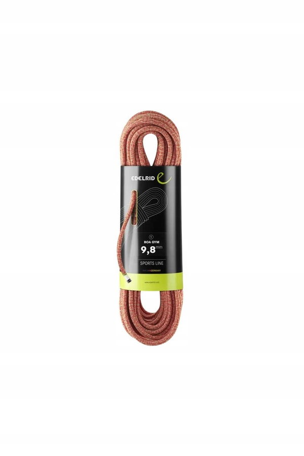 Lina dynamiczna Edelrid BOA Gym 9,8 mm 200 m czerwona