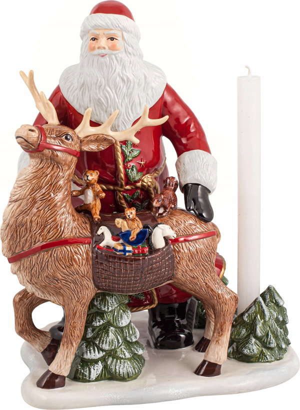 Figura świecznik św. Mikołaj Christmas Toys Memory Villeroy & Boch