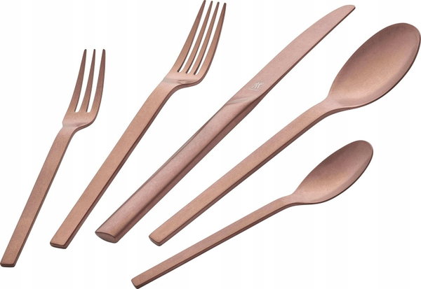 ZWILLING MINIMALE 60-częściowy zestaw sztućców matowych - Różowe złoto