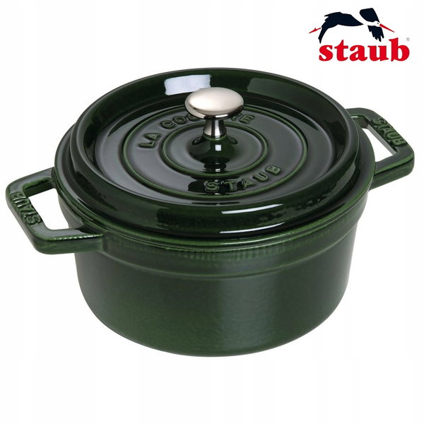 Staub La Cocotte Garnek żeliwny okrągły 2.6 ltr, zielony