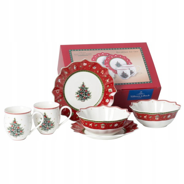 Zestaw świątecznych naczyń dla 2 osób Toy's Delight Villeroy & Boch