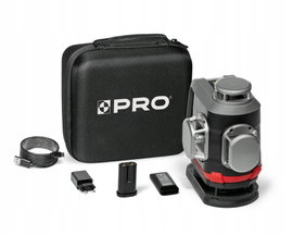 PRO WIELOLINIOWY LASER TYXER 4DG ZIELONA WIĄZKA 30m IP54 +TORBA USB