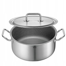 Garnek stalowy 24 cm 4,7 l Cut Resist Pure Spring indukcja